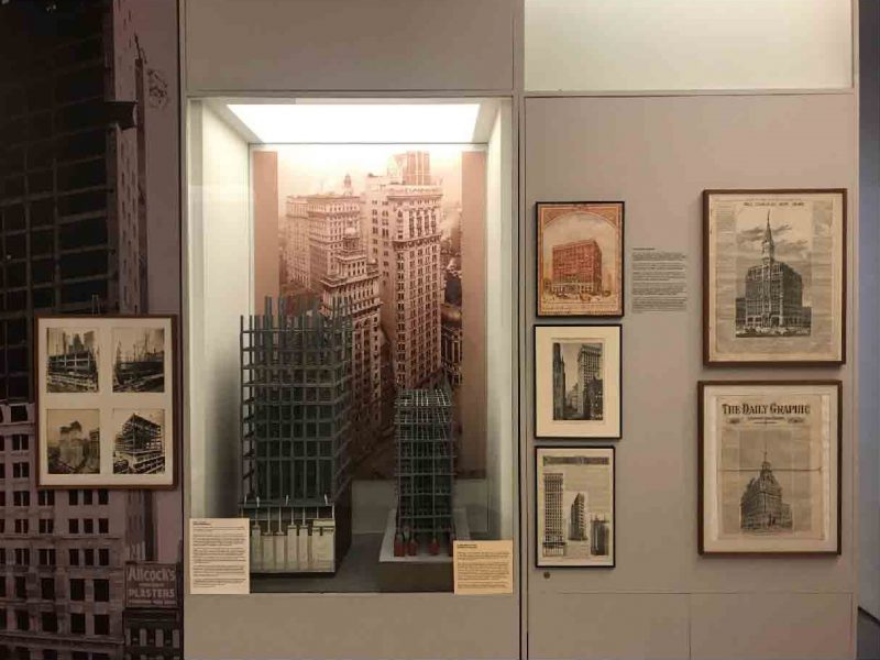 Photograph of the model of the City Investing Building